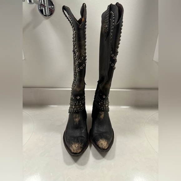 Old Gringo Relaxed Fit Belinda Studded Boot - Picture 2 of 8